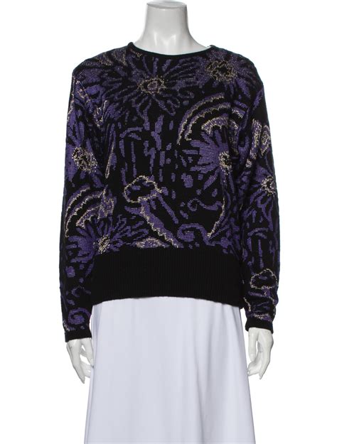 christian dior flower pattern crew neck pullover|dior cardigans for women.